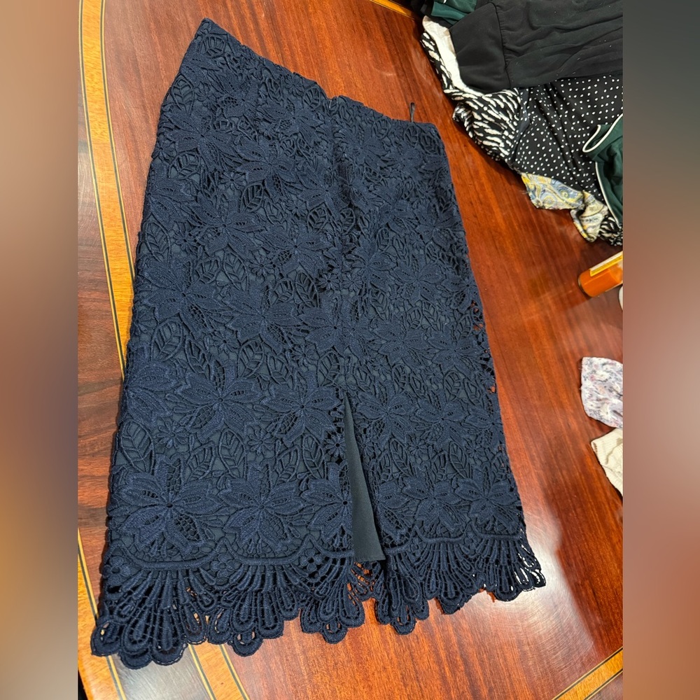 J. Crew Midnight Blue Skirt